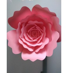 Fleur géante en papier modèle Aurélie