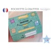 Pochette cadeau cartes à gratter annonce grossesse originale