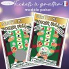 ticket à gratter grossesse poker jeu de cartes