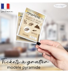 Ticket à gratter grossesse pyramide