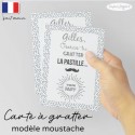 Carte a gratter tu vas être papa