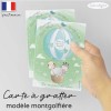 Carte a gratter parrain montgolfière