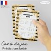 Carte pronostics bébé pêche black