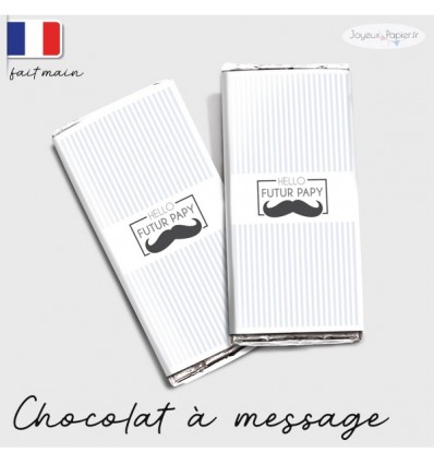 Offrez une tablette de chocolat personnalisée annonce de grossesse