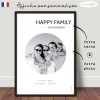 affiche photo happy family en vacances