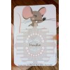 Carte quenottes petites dents bébé modèle souris