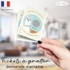 Carte à gratter demande parrain marraine originale