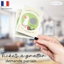 Ticket Carte à gratter demande parrain modèle lama