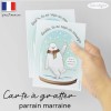 Carte a gratter demande parrain marraine