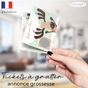 carte a gratter annonce grossesse noël