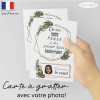 Carte à gratter joyeux anniversaire photo à gratter