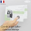 Carte à gratter Save the date mariage