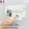 Carte à gratter Save the date mariage