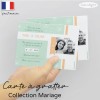 Carte a gratter mariage save the date