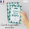 Carte a gratter bonne fete papy