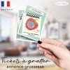 Carte a gratter annonce grossesse framboise taille fruit bébé