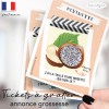 Carte a gratter annonce grossesse noisette taille fruit bébé