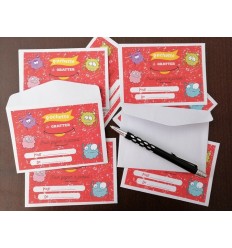 Mini enveloppe pour carte à gratter