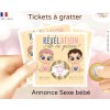 carte a gratter sexe bebe