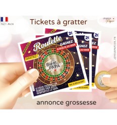 carte a gratter annonce grossesse jeu roulette