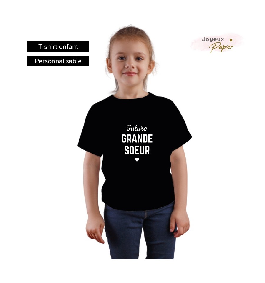 Teeshirt Enfant - Je Vais Être Grande Sœur - Bébé Arrive