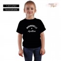 T-shirt enfant personnalisé mademoiselle prénom