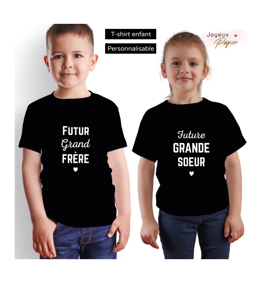 Teeshirt Enfant - Je Vais Être Grande Sœur - Bébé Arrive