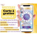 carte a gratter numérique personnalisée