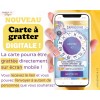 carte a gratter numérique personnalisée