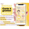 annonce fille ou garçon carte à gratter numérique