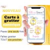 révélation fille ou garçon carte à gratter numérique