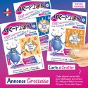 annonce grossesse jeu morpion a gratter