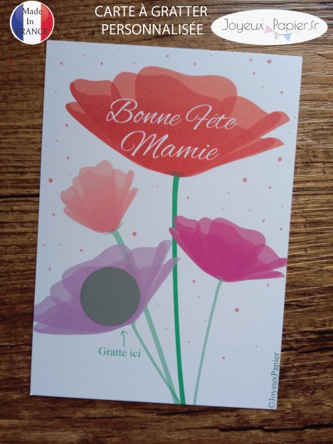 3 Carte A Gratter Personnalisee Pour La Fete Grand Mere Mamie 3 Carte A Gratter Personnalisee Pour La Fete Grand Mere Mamie