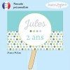 Pancarte anniversaire garçon