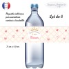 Etiquette pour bouteille princesse