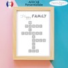 Affiche scrabble famille modèle bernard