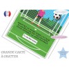 Carte à gratter annonce grossesse foot