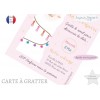 Carte a gratter anniversaire fille