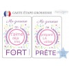 carte étape grossesse