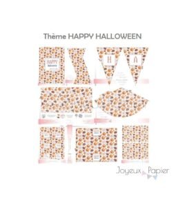 Happy halloween kit décoration de fête