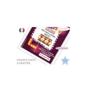 Carte à gratter annonce grossesse 777