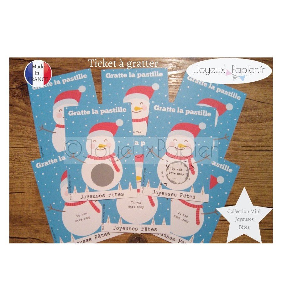 ticket à gratter annonce grossesse originale tu vas être mamy