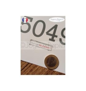 Carte à gratter personnalisable compteur d'amour