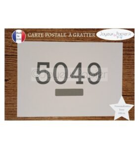 Carte à gratter jours qu'on s'aime