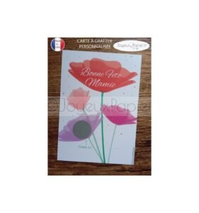 Carte à gratter bonne fête mamie