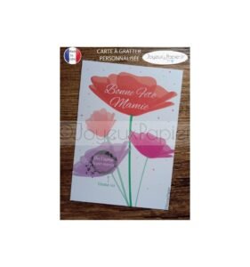 Carte à gratter bonne fête grand mère