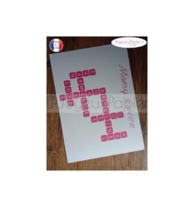 Affiche scrabble mamy petits enfants