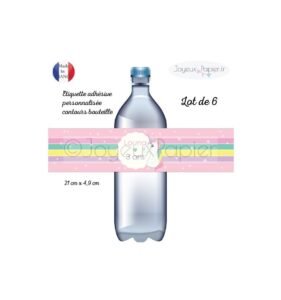 etiquette bouteille licorne anniversaire