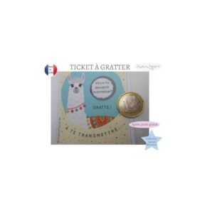 Carte à gratter veux tu être ma marraine