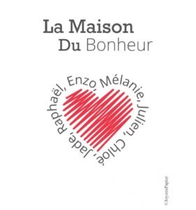 Affiche personnalisée votre famille